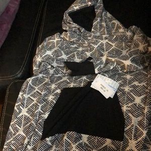 Lularoe BNWT XL black and white amber